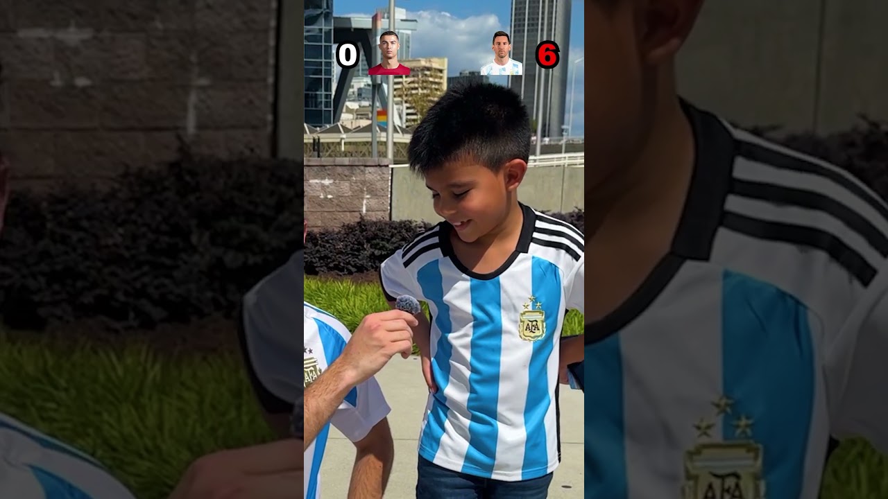 Могу ли я найти фаната Роналду на игре Месси? 😳 🇵🇹