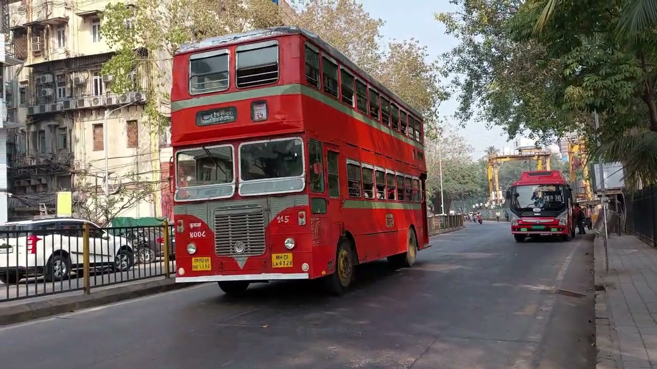 BEST Buses at Churchgate, Mumbai !!
