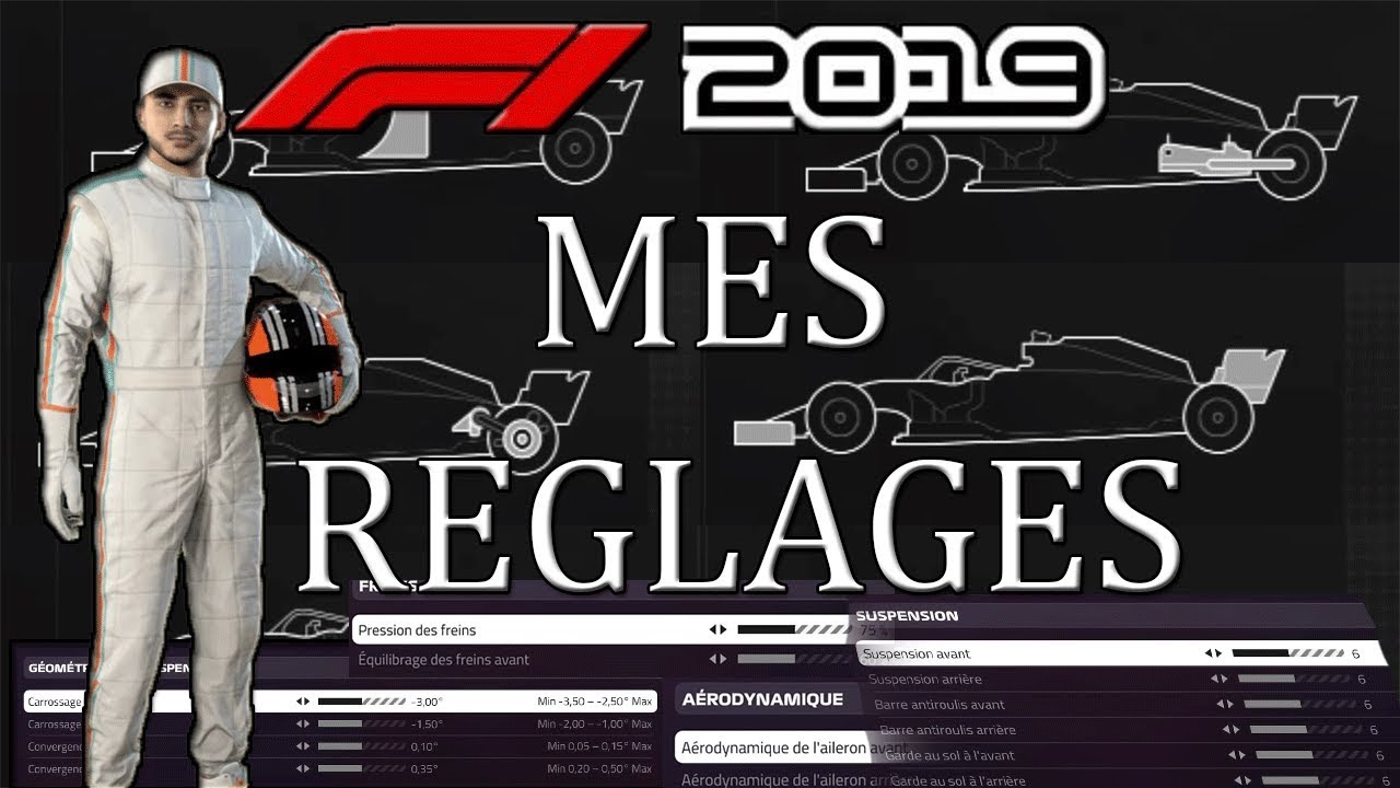 Mes réglages sur F1 2019