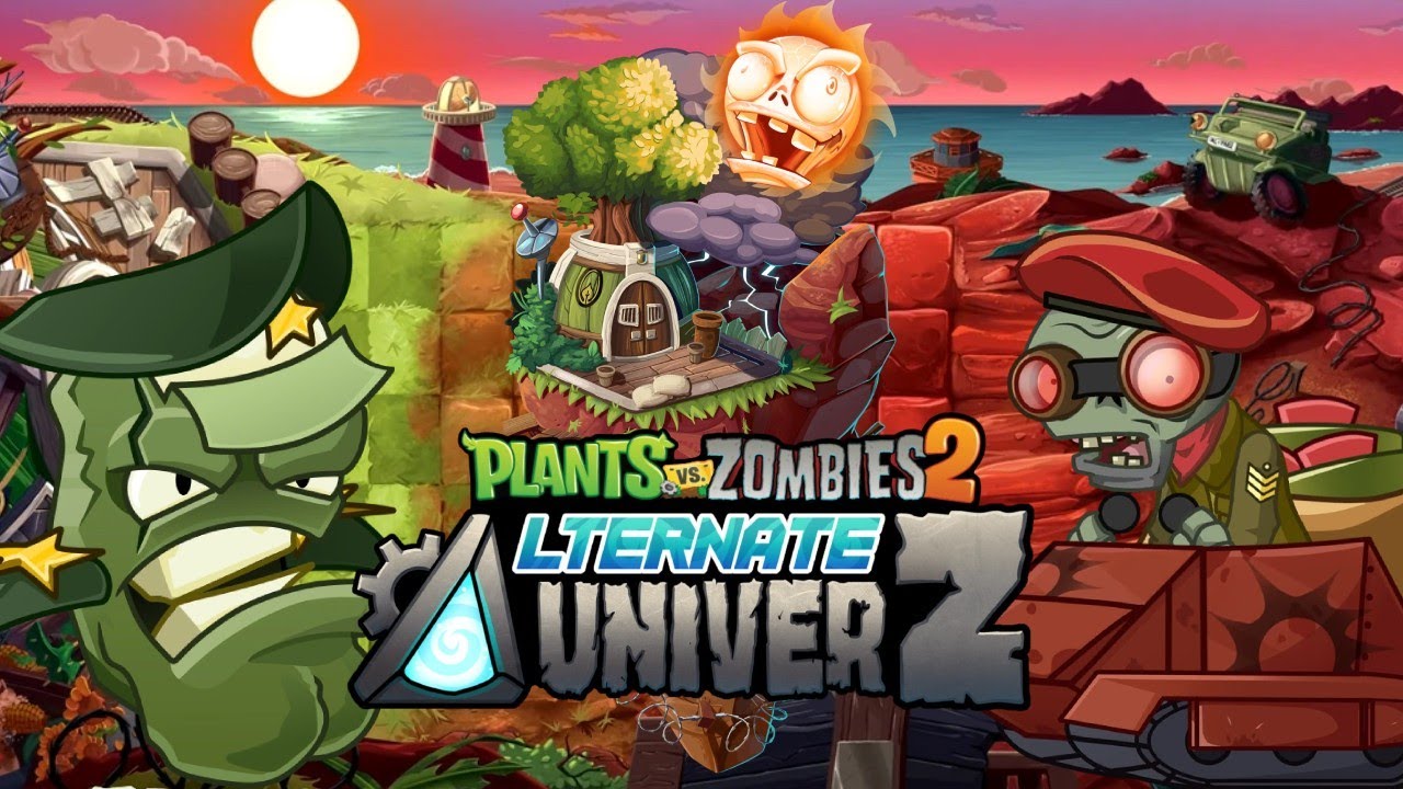 MAP BARU INI TERLALU KEREN! TANAMAN DAN ZOMBIENYA JUGA! | Plants vs. Zombies 2: Alternate Univerz