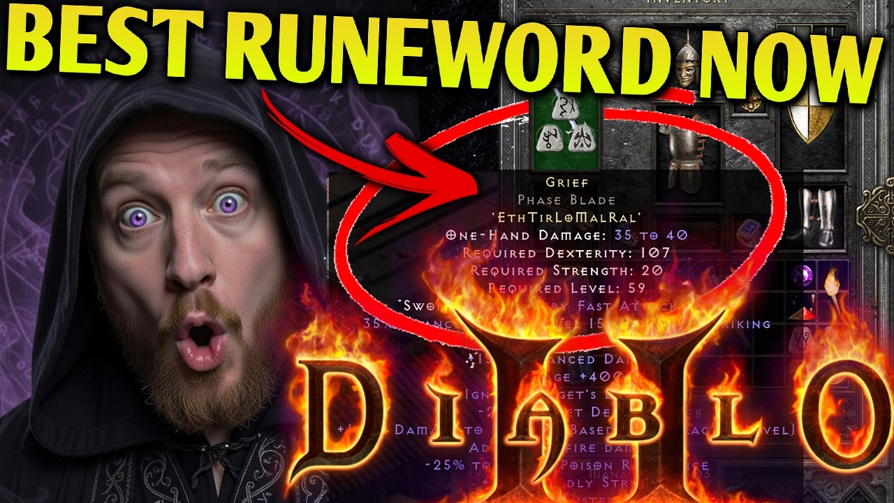 The NEW BEST RUNE-WORD for WARLOCK (After Patch) Diablo 2 Resurrected