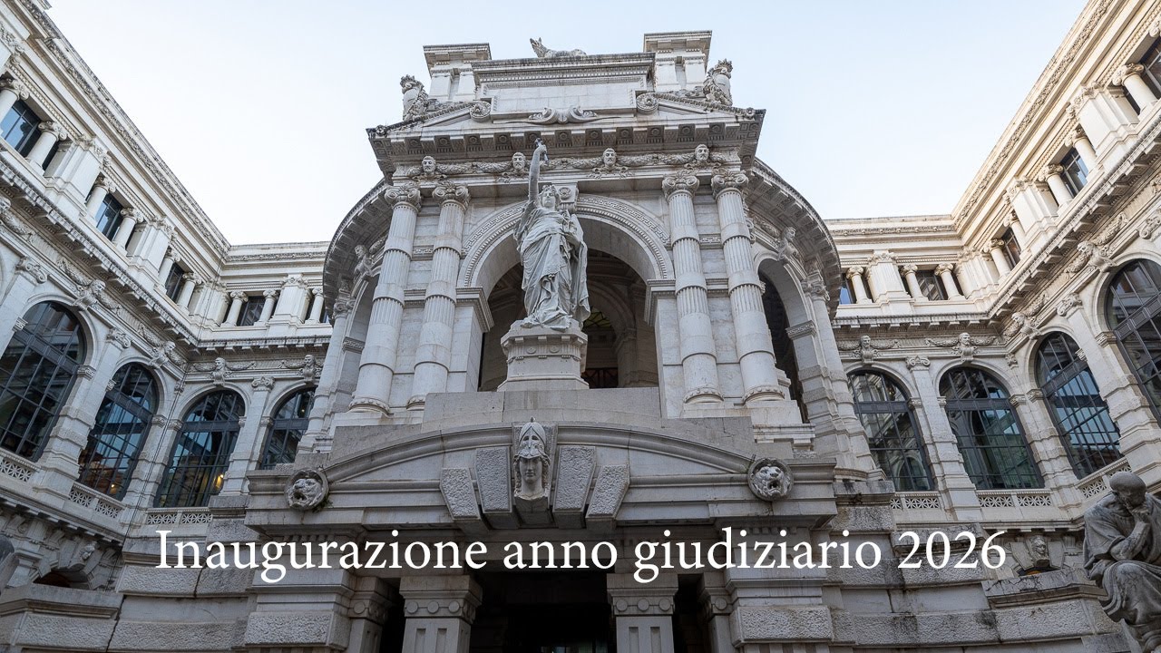 Cerimonia di inaugurazione dell'Anno giudiziario 2026