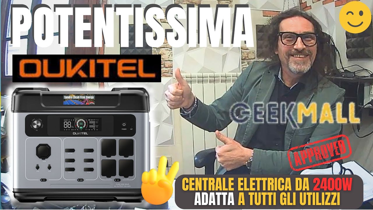 Nuova Centrale Elettrica OUKITEL Potenza INCREDIBILE! €699,00