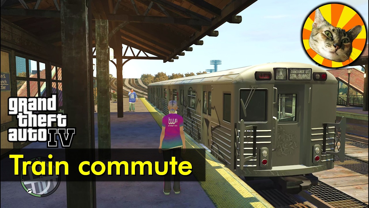 Train commute - Alejandra: to TW@ Outlook and back home | GTA IV