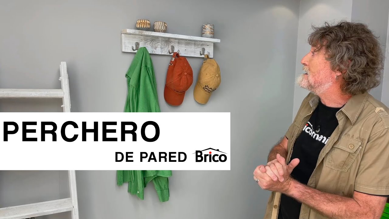 Cómo hacer un perchero de pared 🔧 Proyecto ¡DIY! con palet de madera reciclada 😍 - Bricomanía