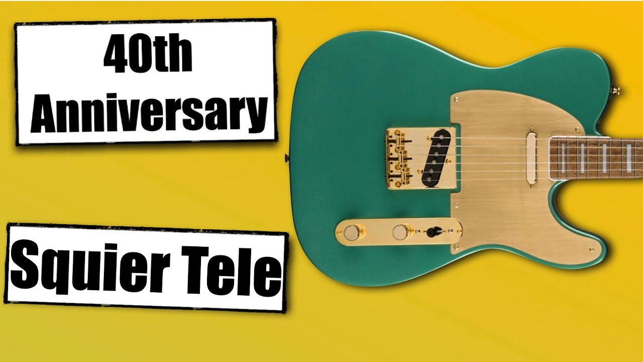 Squier Telecaster - 40th Anniversary Gold Edition