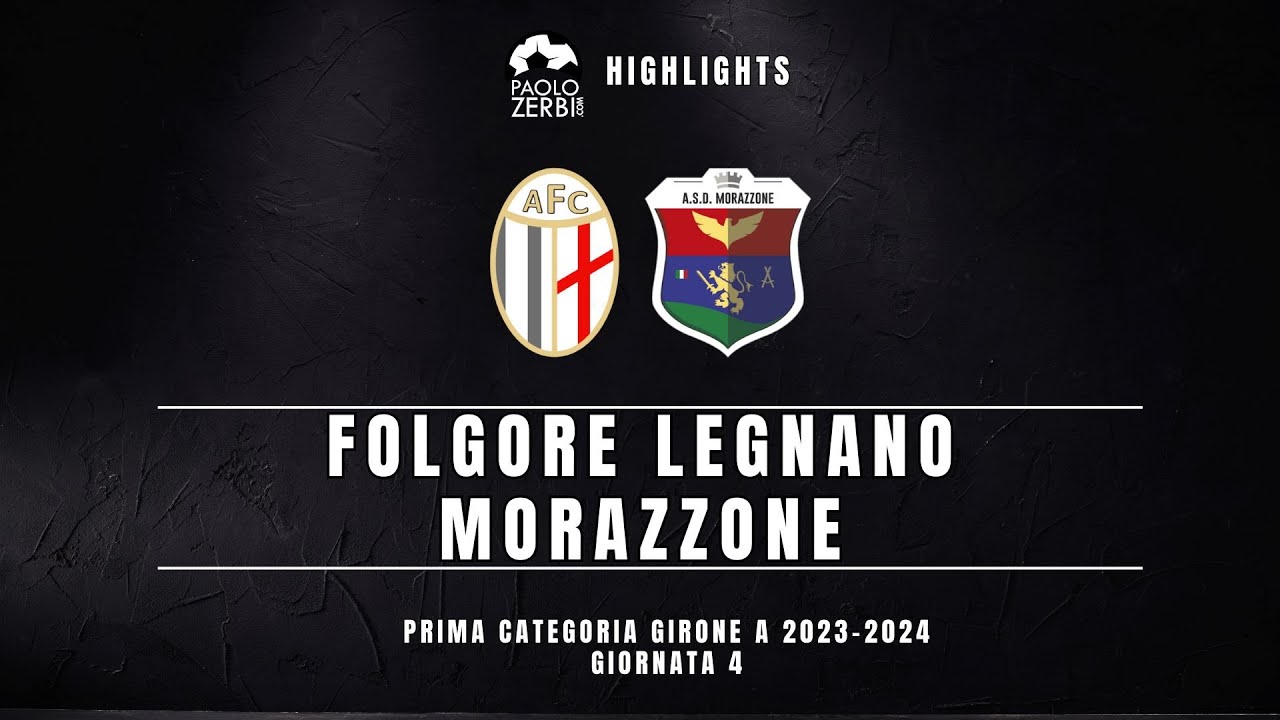[HIGHLIGHTS] Prima Categoria A 23/24 - Folgore Legnano - Morazzone