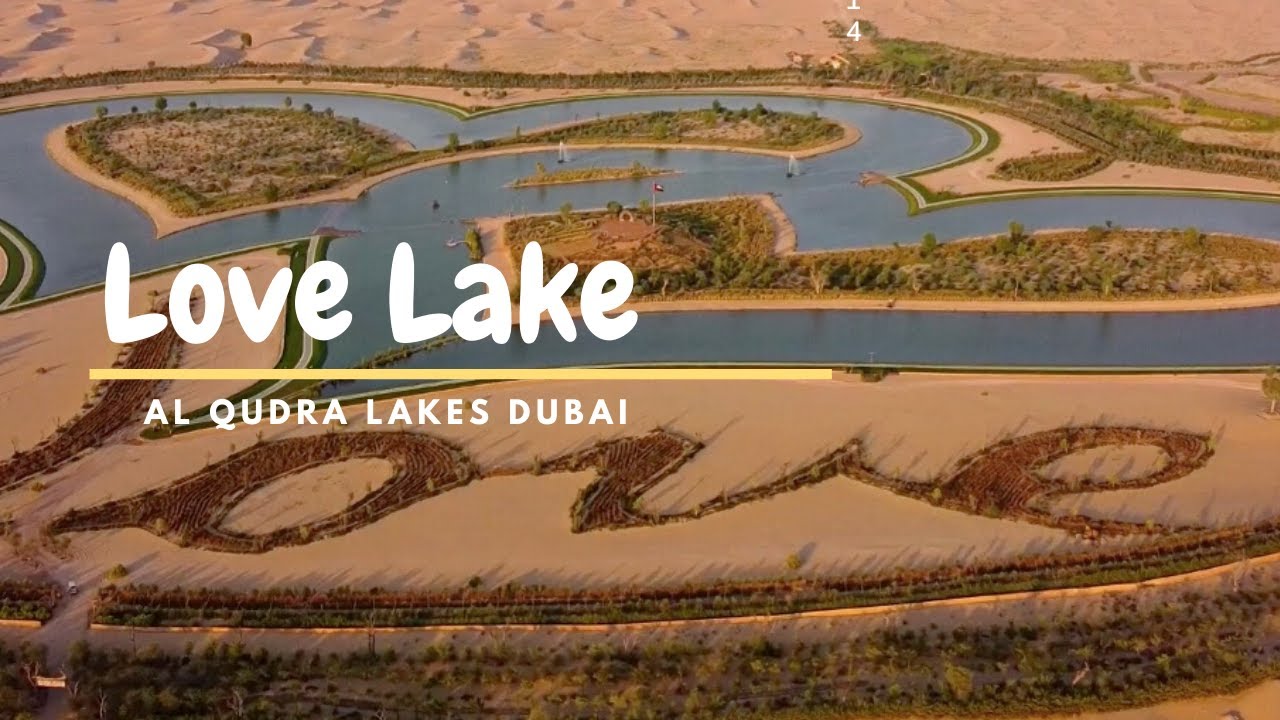 Love Lake Al Qudra Dubai Wonderfull Drone View