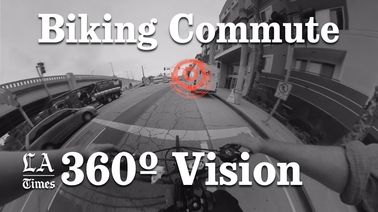 Is Biking To Work Safe In Los Angeles? | 360-degree video