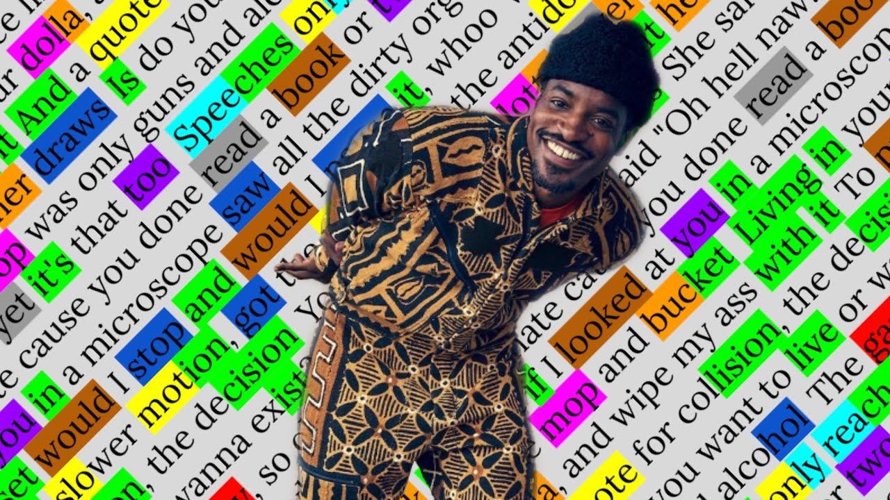 Andr&eacute; 3000, Humble Mumble | Rhyme Scheme Highlighted