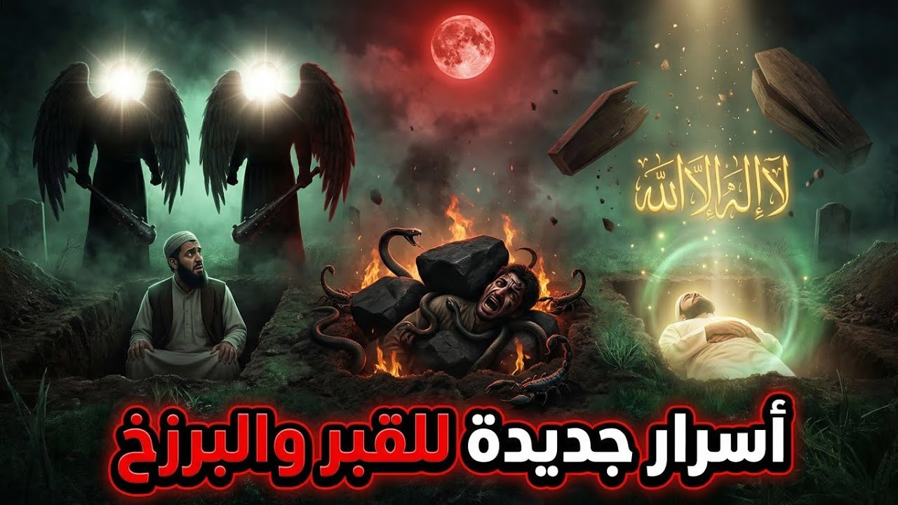 ماذا سيحدث لك بعد وفاتك مباشرة؟ وماذا سيحدث لتارك الصلاة في البرزخ؟ كيف تنجيك كلمة التوحيد في القبر؟