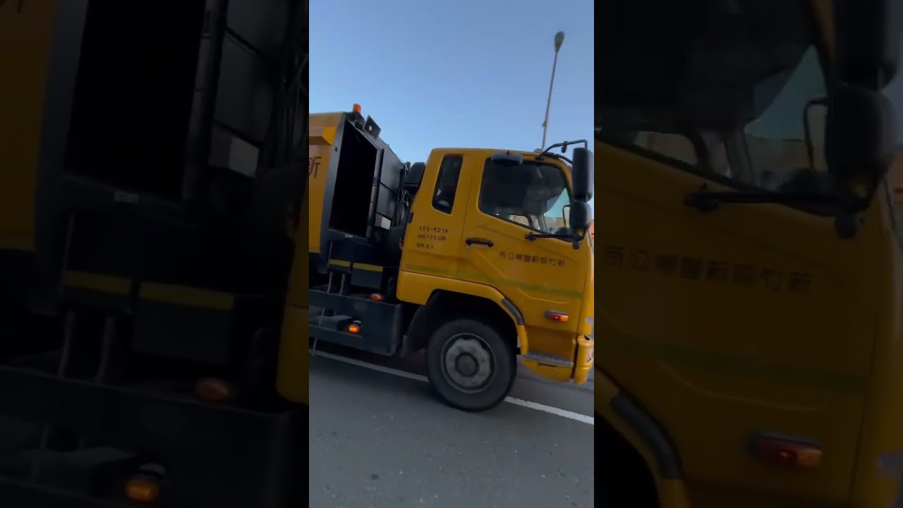 新竹縣新豐鄉公所垃圾車KEQ-9216 路線：大山崎