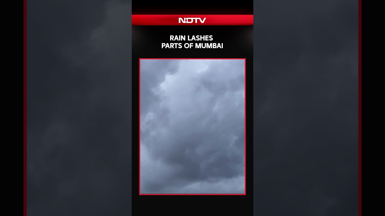 Mumbai Rains Today | Rain Lashes Parts Of Mumbai, IMD Issues Yellow Alert