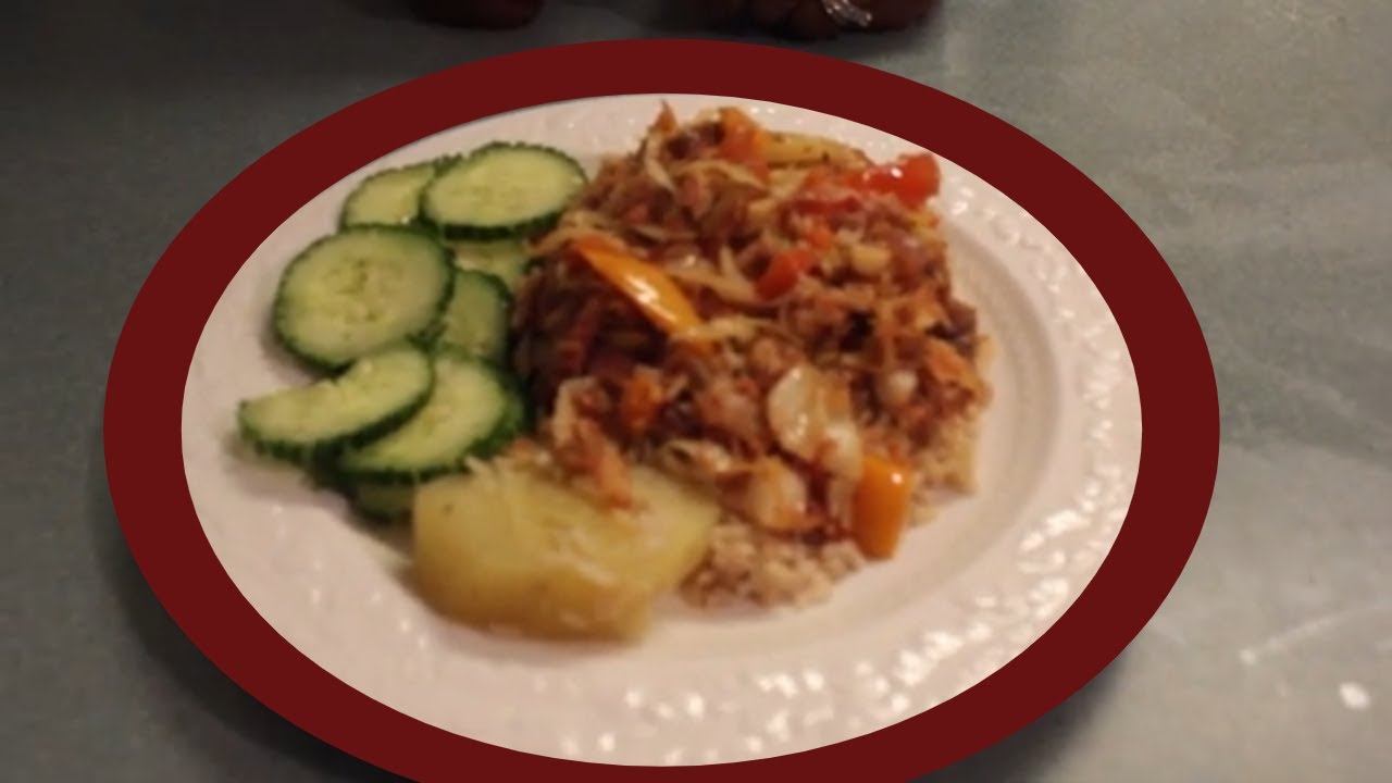 Corned beef cabbage & rice