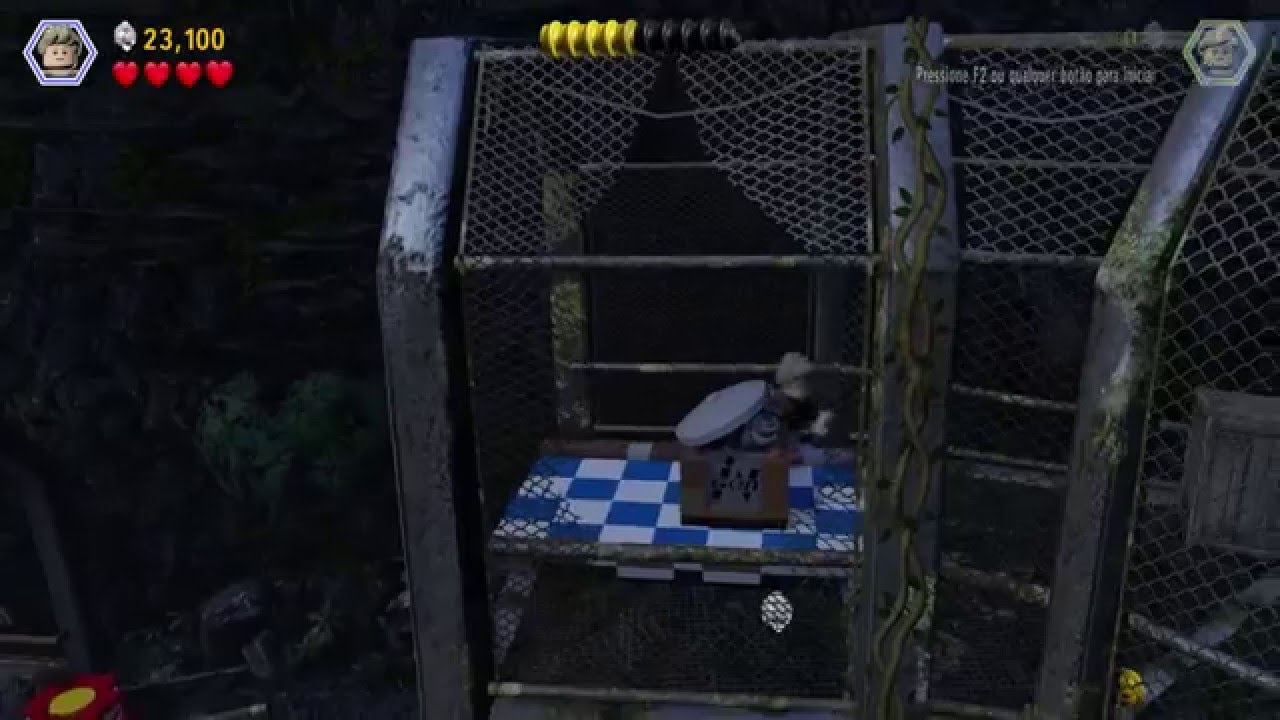 Lego Jurassic World - Isla Sorna - A Gaiola - Ninho dos Pteranodontes - Jogo Livre