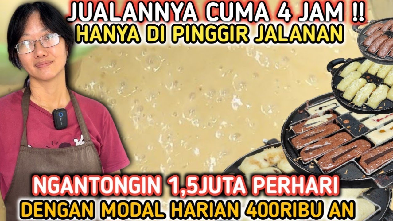 JUALAN CUMA DIPINGGIR JALAN ‼️NGANTONGIN 1,5JUTA PERHARI CUMA MODAL 400ANRIBU ! IDE BISNIS