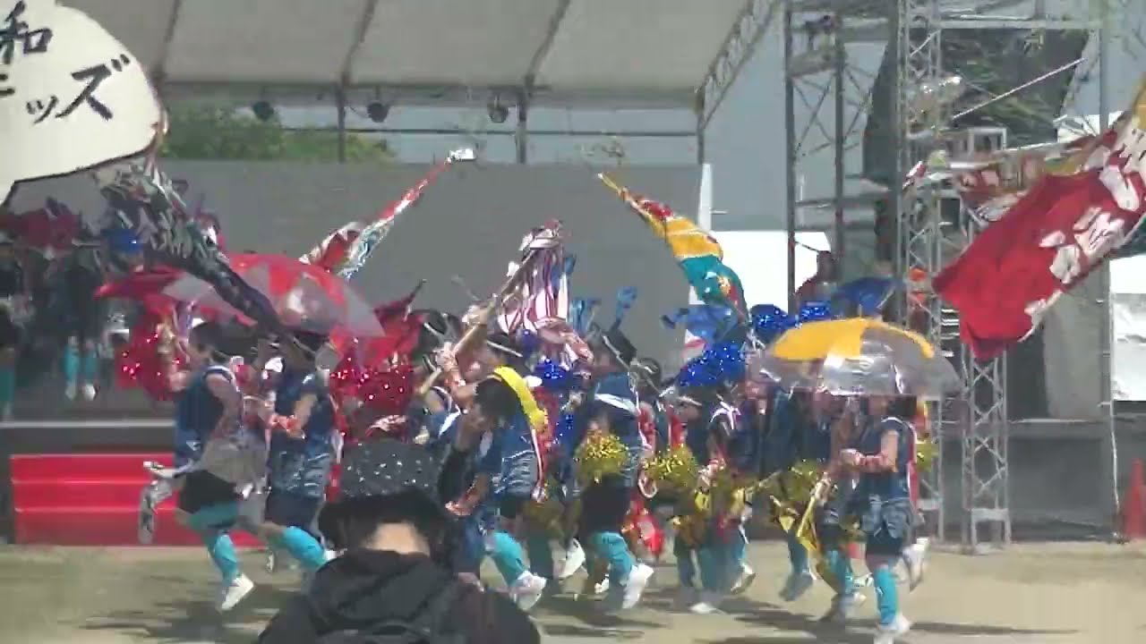 第８２回尾道みなと祭【第２３回ええじゃんＳＡＮＳＡ・がり・２日目・小学校部門】優勝演舞・吉和鳴滝キッズ