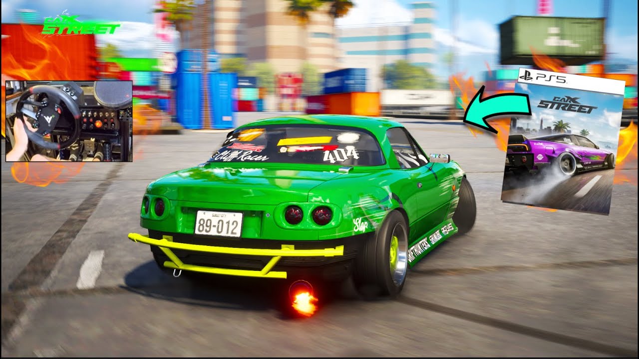 CarX Street PS5 - Exploring Drifting EVENTS On Thrustmaster T598... Does FFB Work??