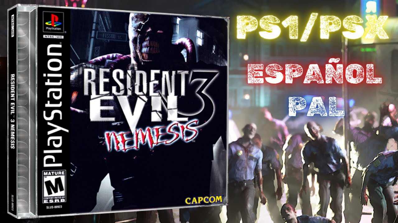 Resident Evil 3 Nemesis en Español (.BIN .CUE .RAR) para PSX/PS1 + Gameplay - 2025