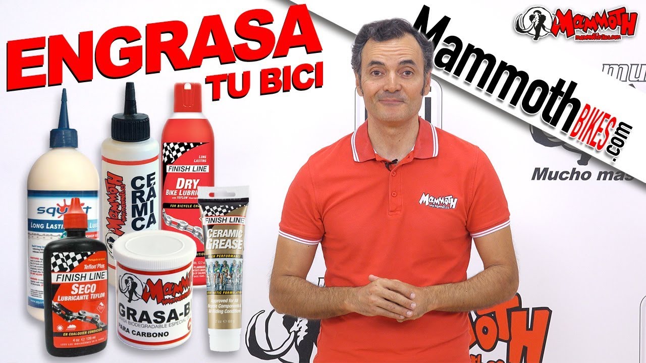 Cómo engrasar o lubricar una bicicleta