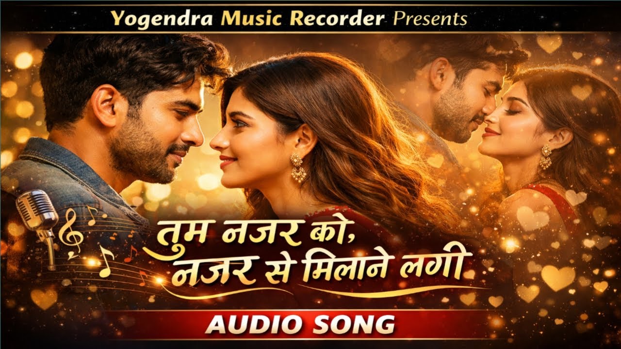 तुम नजर को नजर से मिलाने लगी । Tum Najar Ko Najar Se Milane Lagi #Hindi_song#yogendra_music_recorder