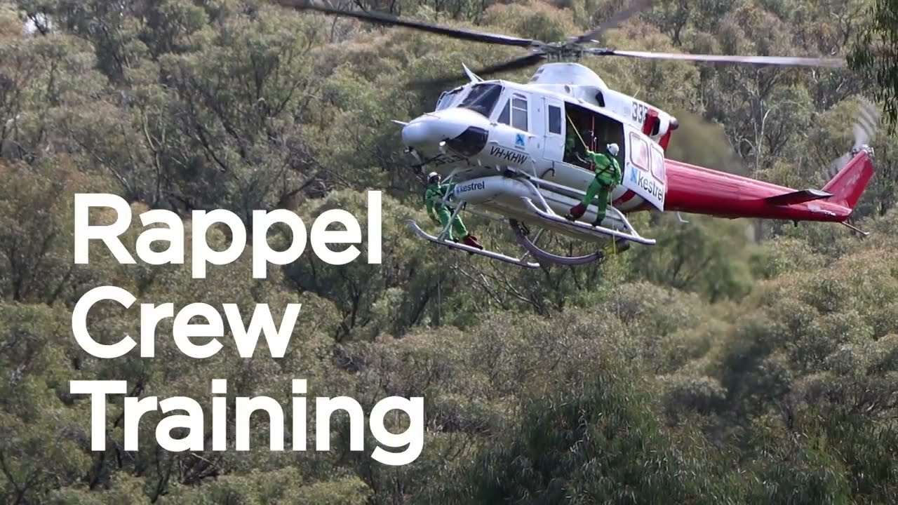 Rappel crew training - Forest Fire Management Victoria