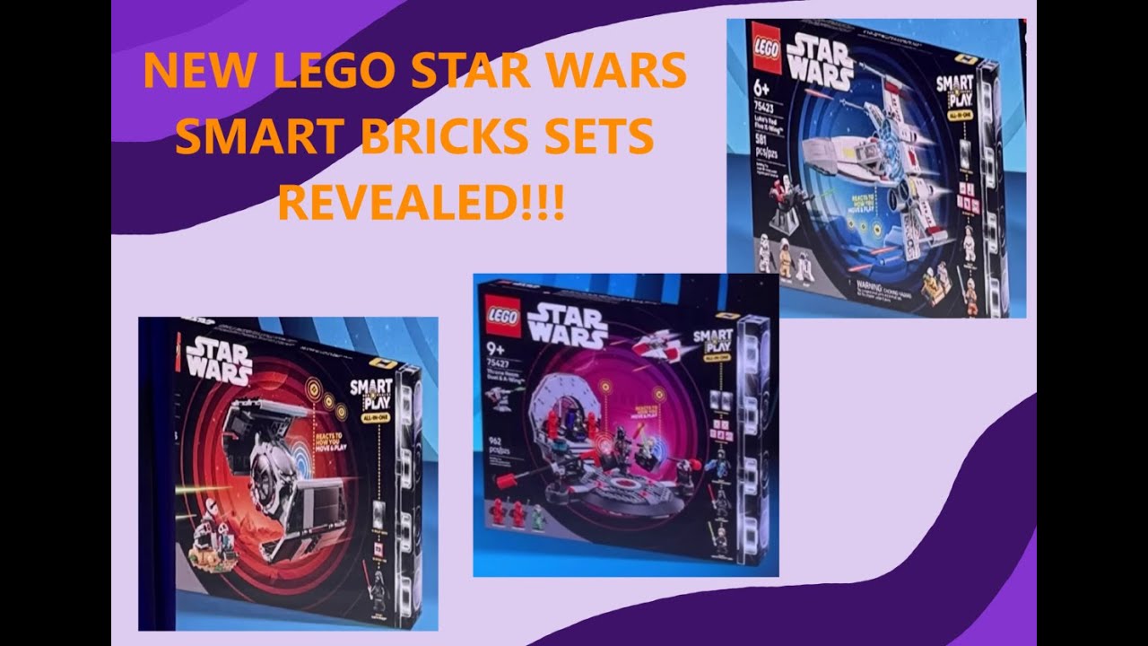 Having A Look At The Newly Revealed LEGO Star Wars Smart Bricks Sets!