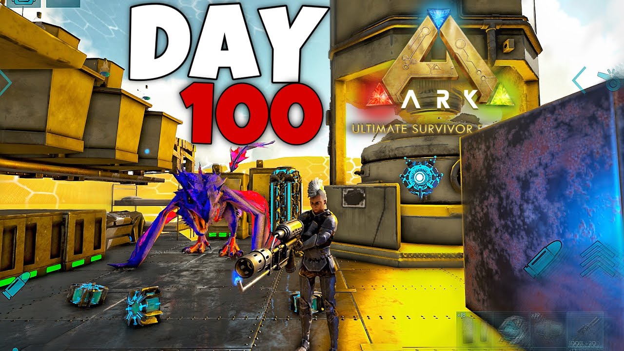 I Survived 100 Days PvP Ark Mobile Revamp | Upgraiding Base + Raiding | S2+S3 EP. 1-3