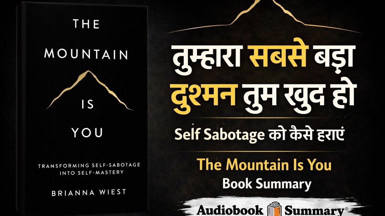 तुम्हारा सबसे बड़ा दुश्मन तुम खुद हो| Self-Sabotage | The Mountain Is You Book Summary in Hindi