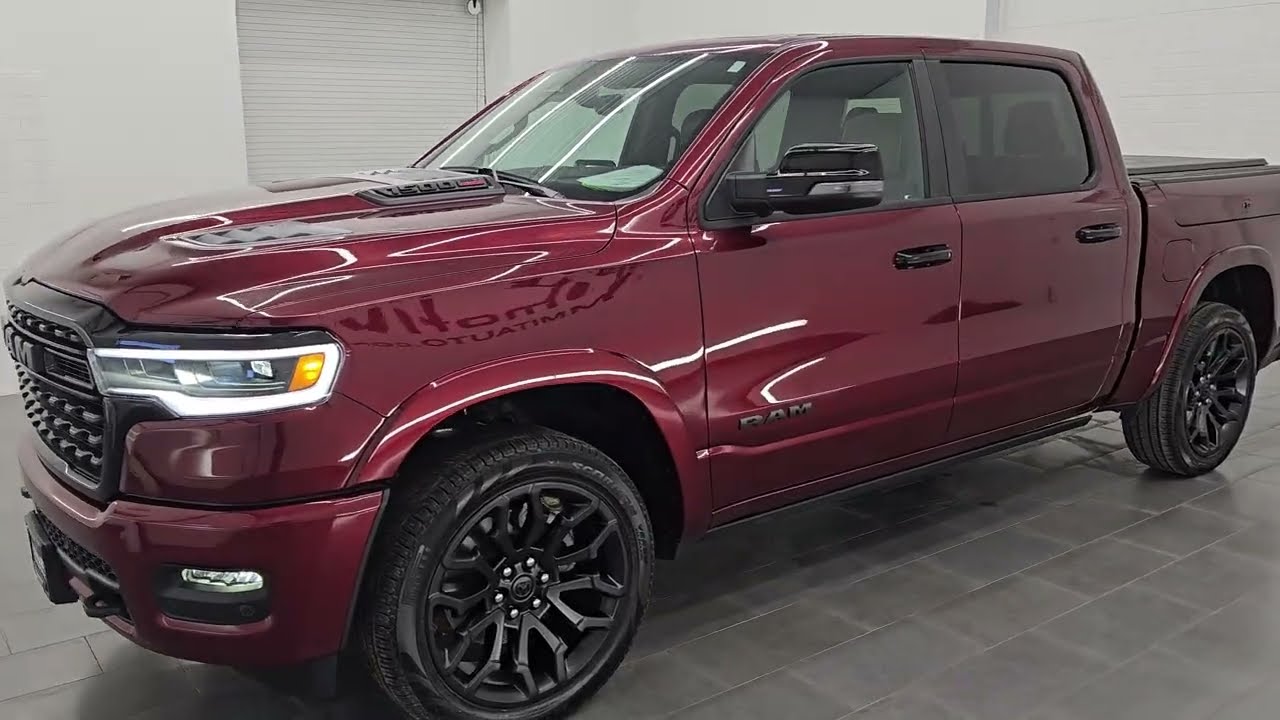 2025 RAM 1500 LIMITED LEVEL A NIGHT H.O. HURRICANE 4K WALKAROUND 25T94A