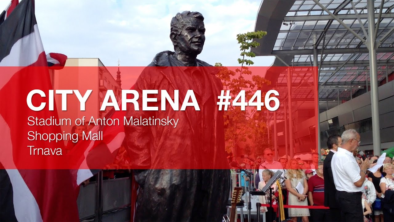 🏗 CITY ARENA (446) - Unveiling statue of Anton Malatinský
