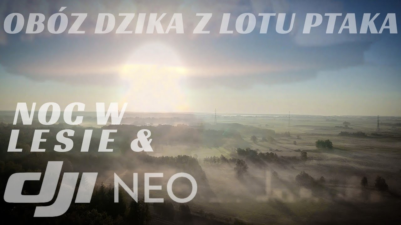 Noc W Lesie Atomowy Poranek Z DJI NEO Obozowanie & Nowy Sprzęt #outdoor #mazury