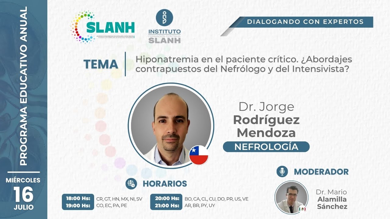 Hiponatremia en el paciente crítico. ¿Abordajes contrapuestos del Nefrólogo y del Intensivista?