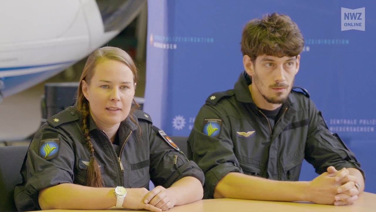 Kirsten Böning und Immo Graß: Zwei neue Jungpiloten für die Polizeihubschrauberstaffel Niedersachsen