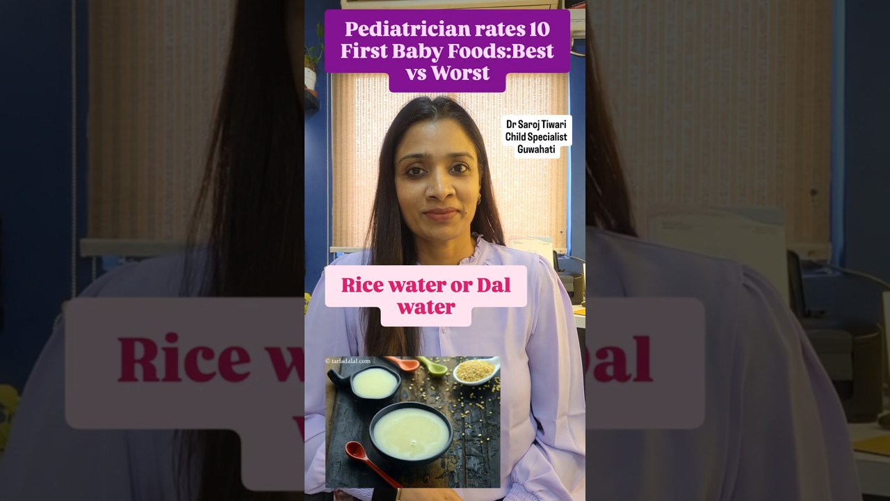 Pediatrician Rates Baby Foods: Best & Worst First Foods for 6-Month-Olds#StartingSolids #viralreels