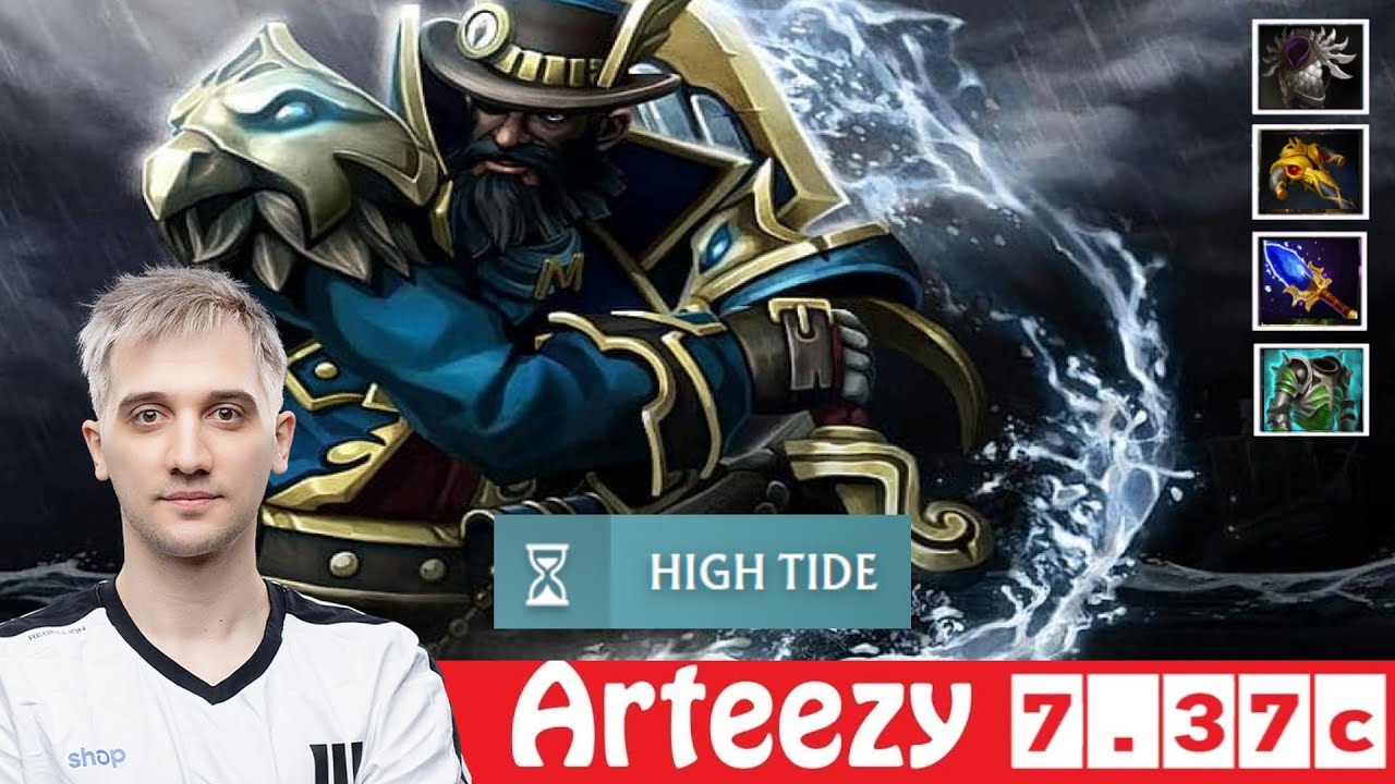 [DOTA 2] Arteezy the KUNKKA [OFFLANE] [7.37c]