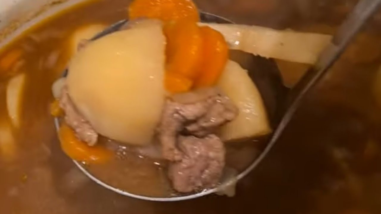 Scouse in slow cooker, made by a Scouser with Aldi ingredients