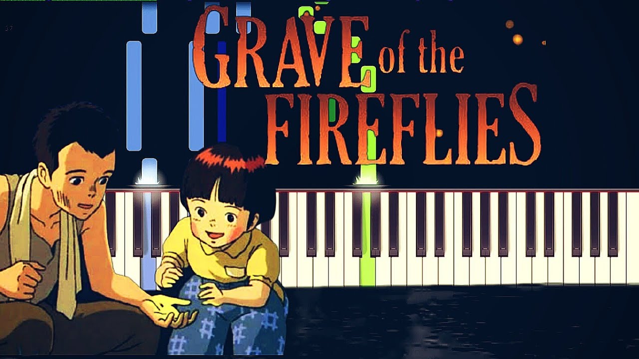Grave of the fireflies Ending scene music tutorial