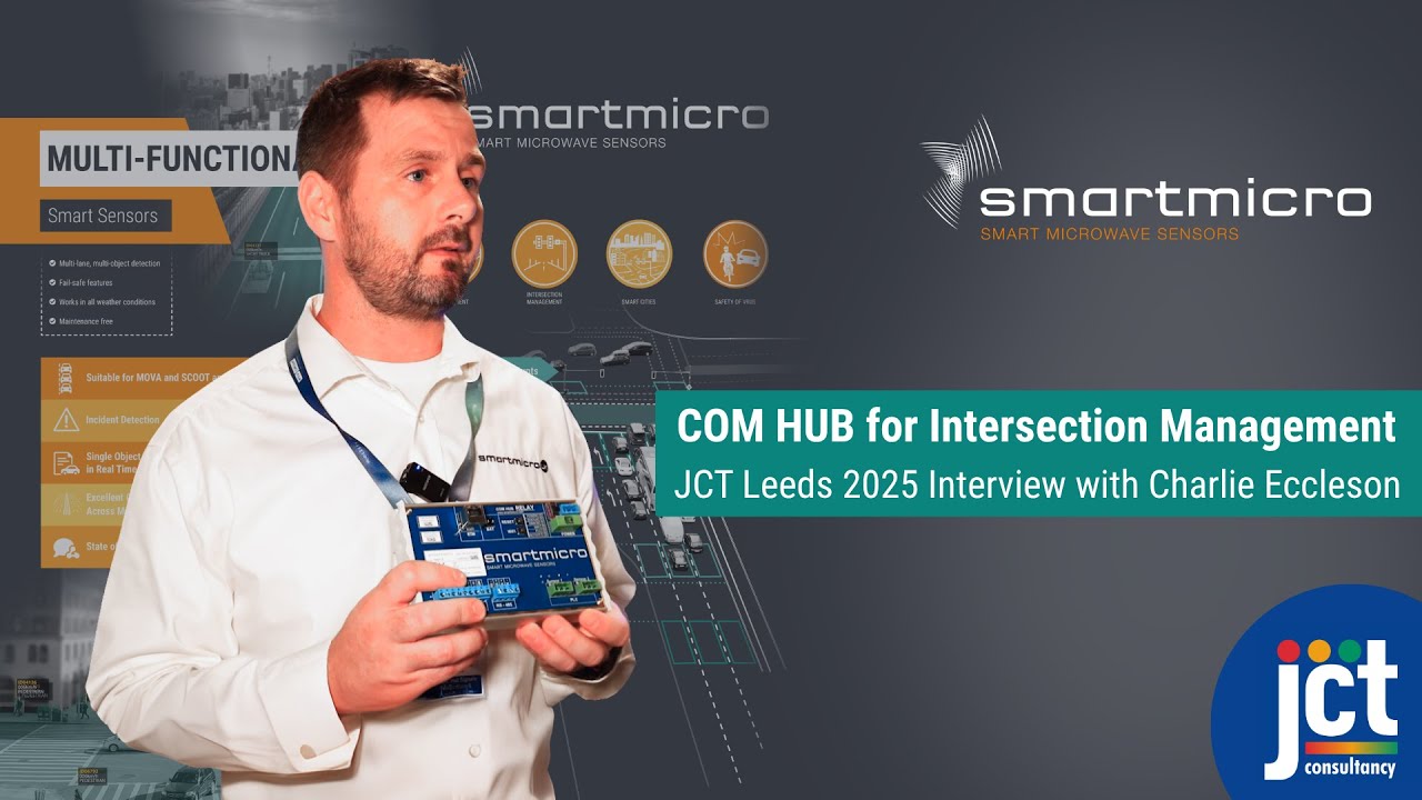 smartmicro COM HUB for Intersection Management | JCT Leeds 2025 Interview with Charlie Eccleson