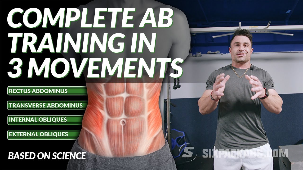 3 простых упражнения для пресса Six Pack | SixPackAbs.Com