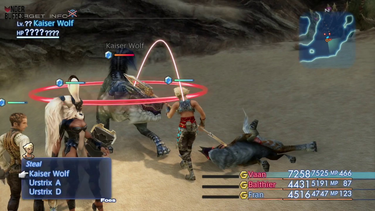 Final Fantasy XII: The Zodiac Age - Where to find Kaiser Wolf (Rare Game #7)