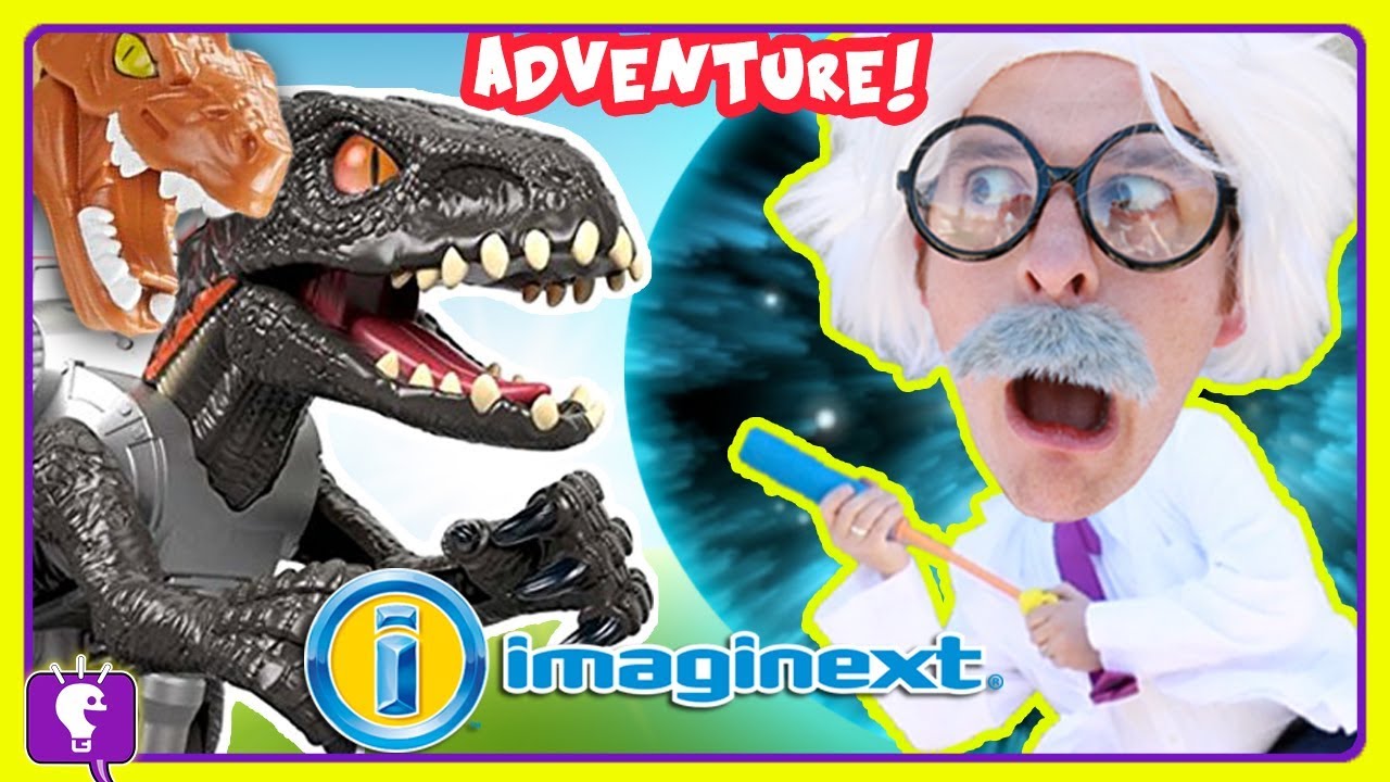HobbyHarry Discovers Dino! 🦖 Jurassic World Adventure #2 Imaginext Toy Review HobbyKidsTV