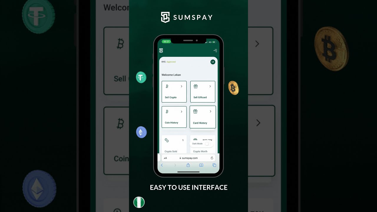 EASY TO USE INTERFACE ON SUMSPAY