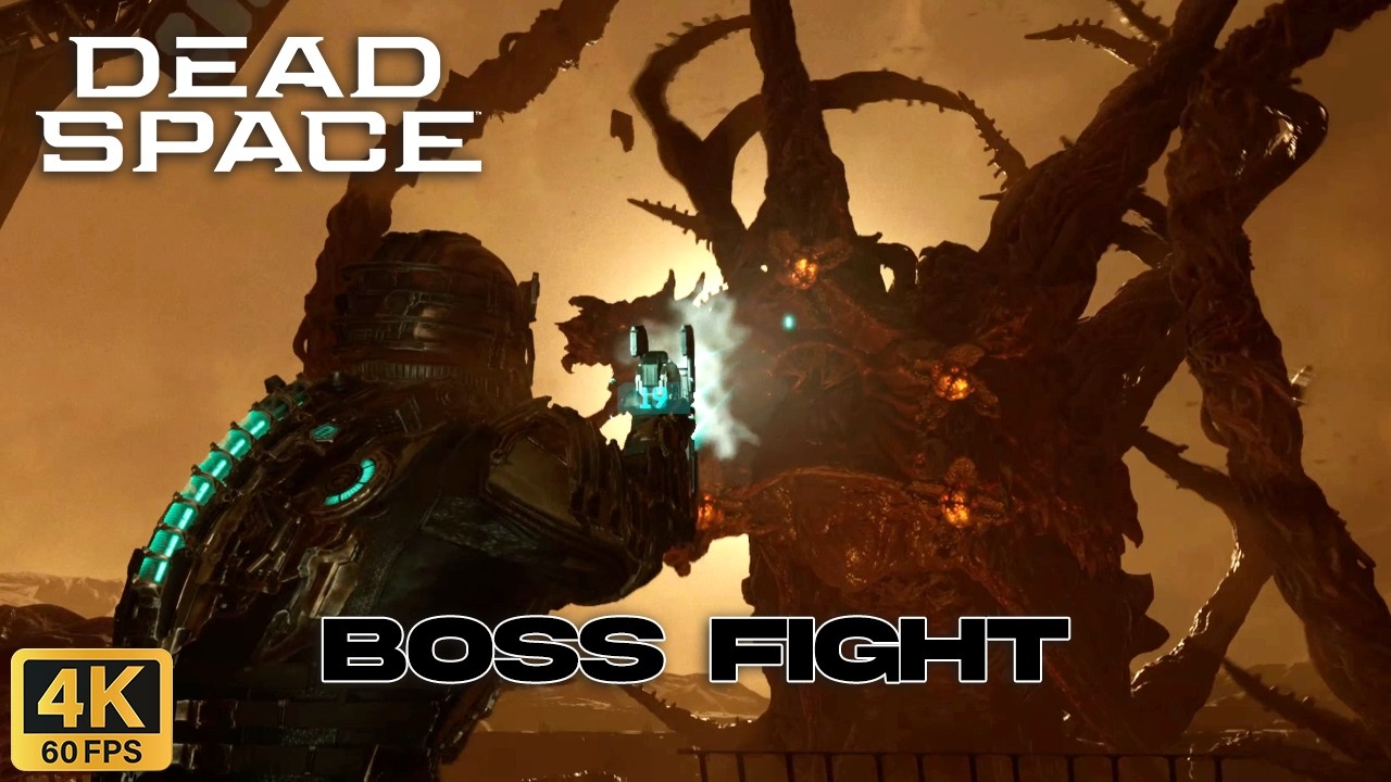 [데드스페이스][DeadSpace(2023)] 최종 보스전 (하이브 마인드) (Final Boss Fight (Hive Mind)) I 4K 60FPS