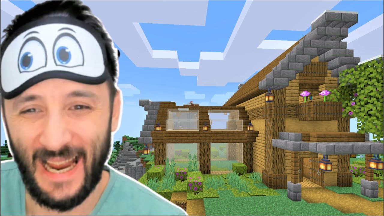 YENİ EVİM (Manzarası Harika) 🥰 Minecraft Tek Hardcore 9.Bölüm