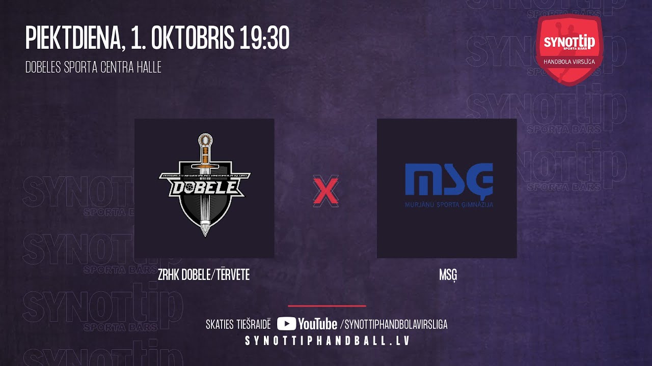 ZRHK Dobele/Tērvete - MSĢ | SynotTip handbola virslīga 2021/2022