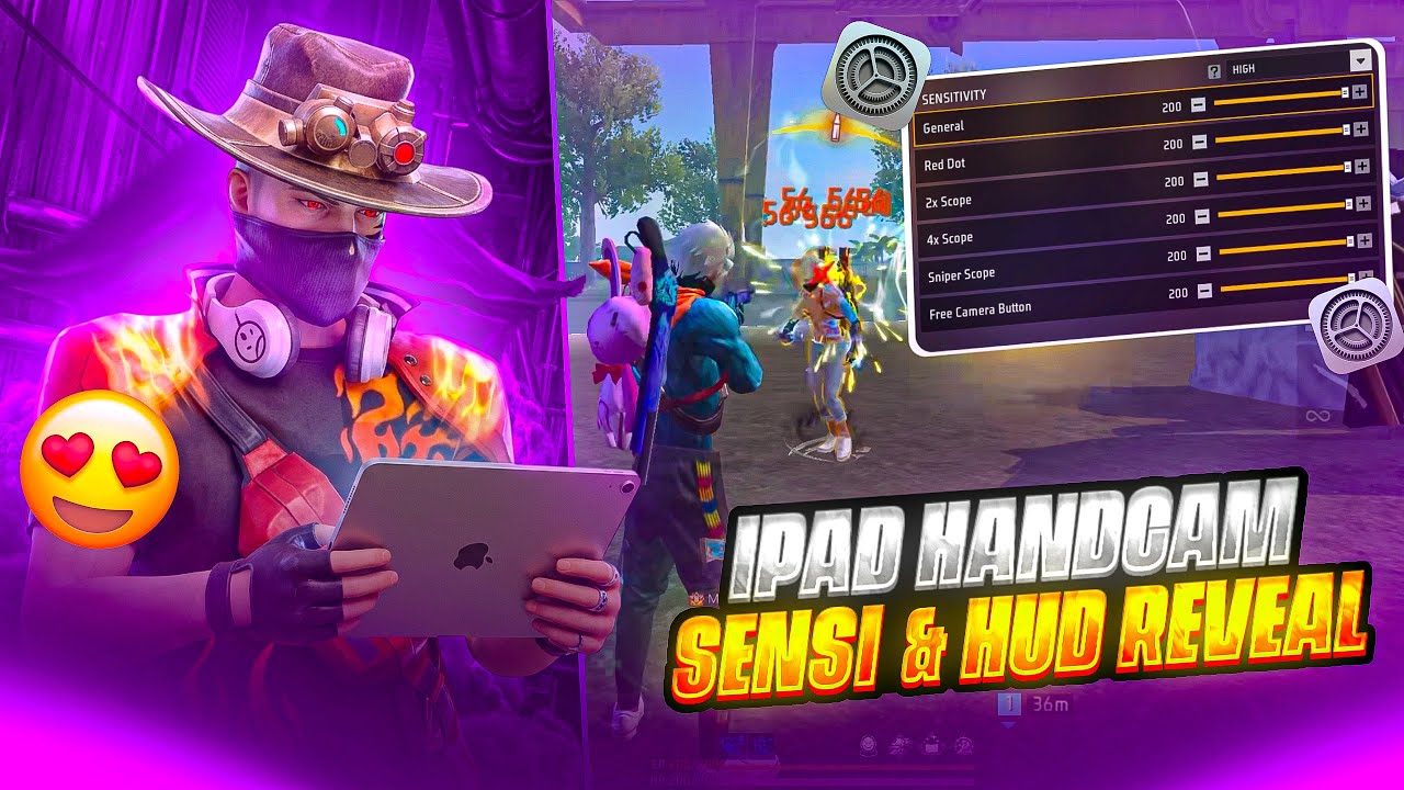 Strongest iPad Player 🔥Sensi + HUD⚙️📲 & Secret Settings Reveal 🤫💯 || MAX FF