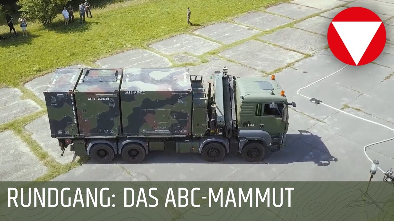 Rundgang um das Dekontaminationssystem Mammut