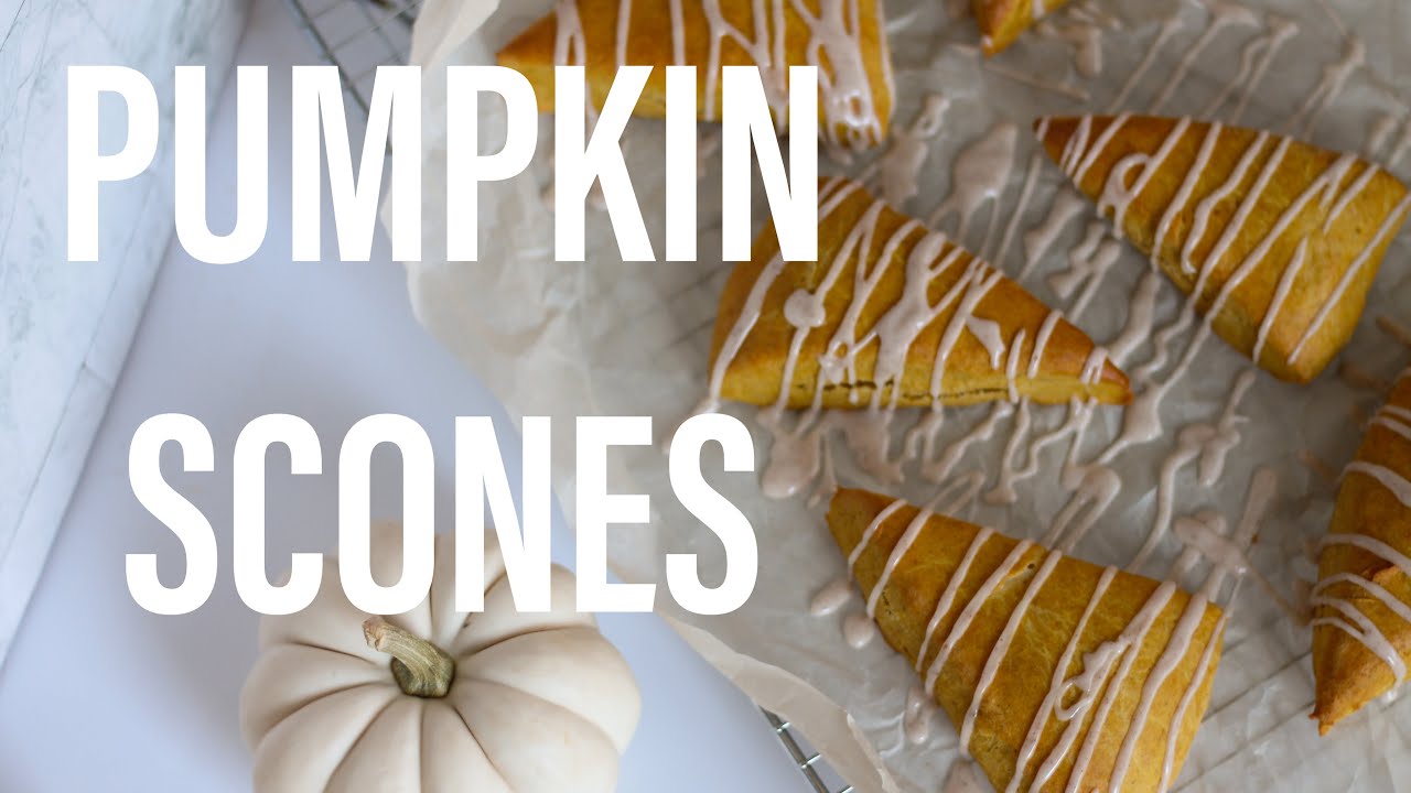 Pumpkin Spiced Scones 🍂🎃| Dinas Kitchen