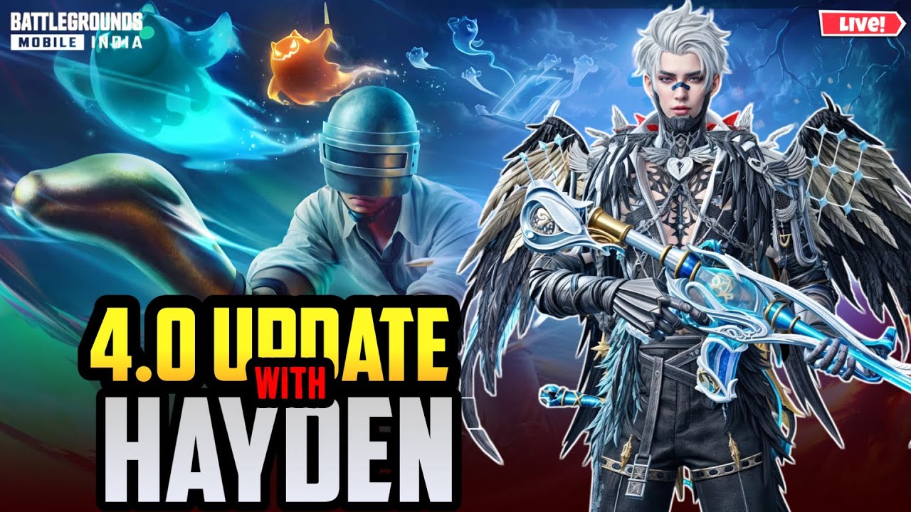 🔥 LET'S EXPLORE NEW 4.0 UPDATE || BGMI LIVE || HAYDEN IS LIVE #bgmi #bgmilive #pubgmobile #pubglive